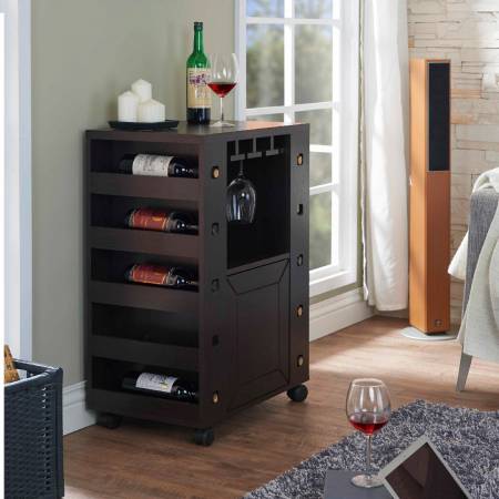 Simple Ten-Grid Wine Rack - Service-type wine cabinets.
